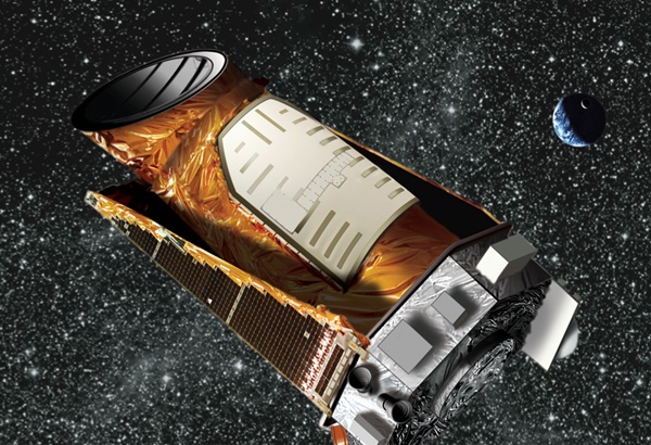 태양궤도를 돌고 있는 케플러망원경. 사진=나사 