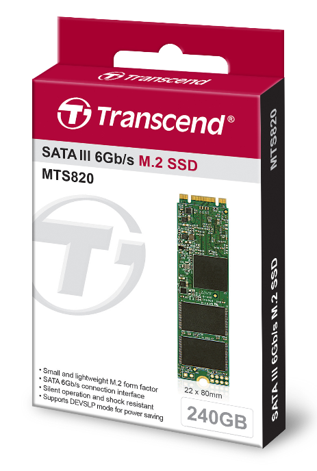 트랜센드 보급형 M.2 SSD MTS820