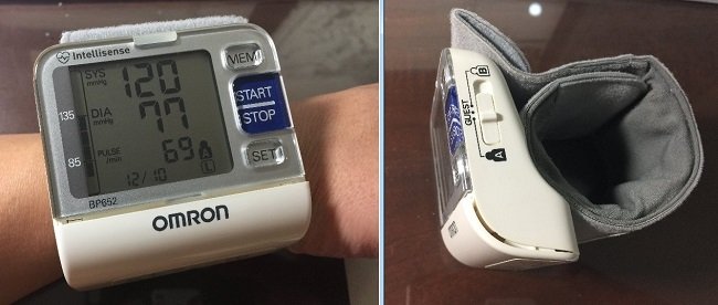 휴대용 가능한 손목형 혈압 측정 장치