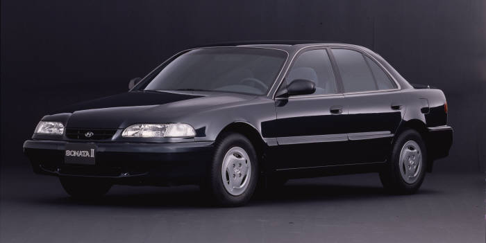 3세대(1993년) 쏘나타2 모델. 사진=현대자동차 제공