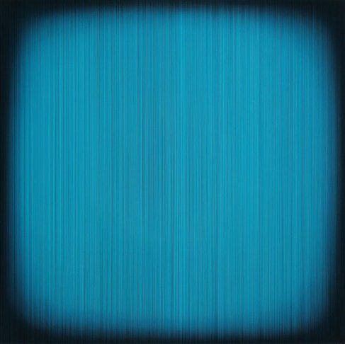 김현식, Who likes Aqua, Epoxy resin. Acrylic color, 100x100cm 2017