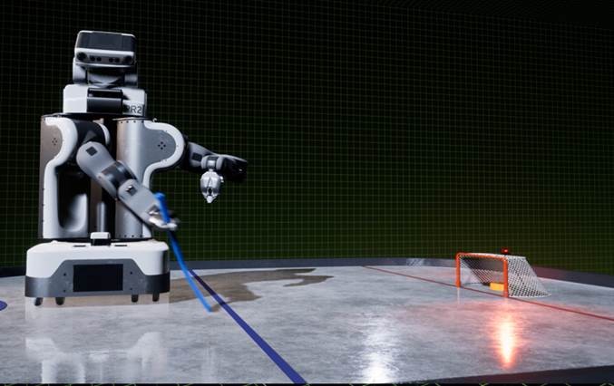 현실적인 시뮬레이션 상황에서 로봇 트레이닝을 진행하는 엔비디아 아이작 로봇 시뮬레이터