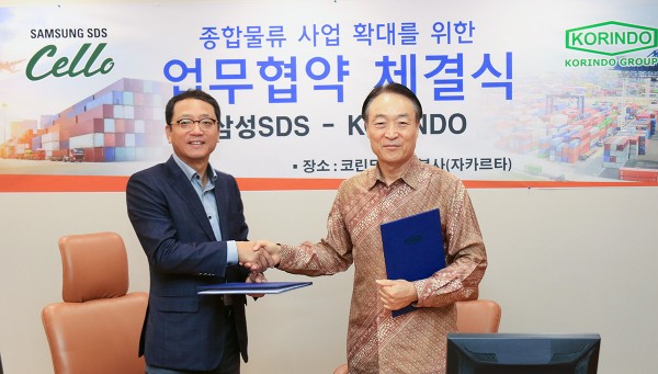 삼성SDS는 인도네시아의 코린도(Korindo) 그룹과 글로벌 통합 물류 운영 관련한 전략적 협약식을 가졌다.