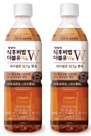 “녹차·우롱차·홍차 등 ‘茶 삼총사’의 완벽 조합”…코카콜라, ‘태양의 식후비법 더블유W차’ 출시