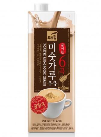 유제품 전문기업 ‘푸르밀’은 국내 최초로 ‘꿀이 든 미숫가루우유(3480원)’를 내놨다고 28일 밝혔다. 사진=푸르밀 제공