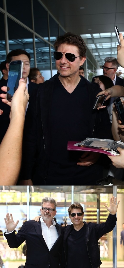 헐리우드 배우 톰 크루즈가 영화 '미션 임파서블: 폴 아웃' 홍보차 한국을 방문한 소감을 전했다.
