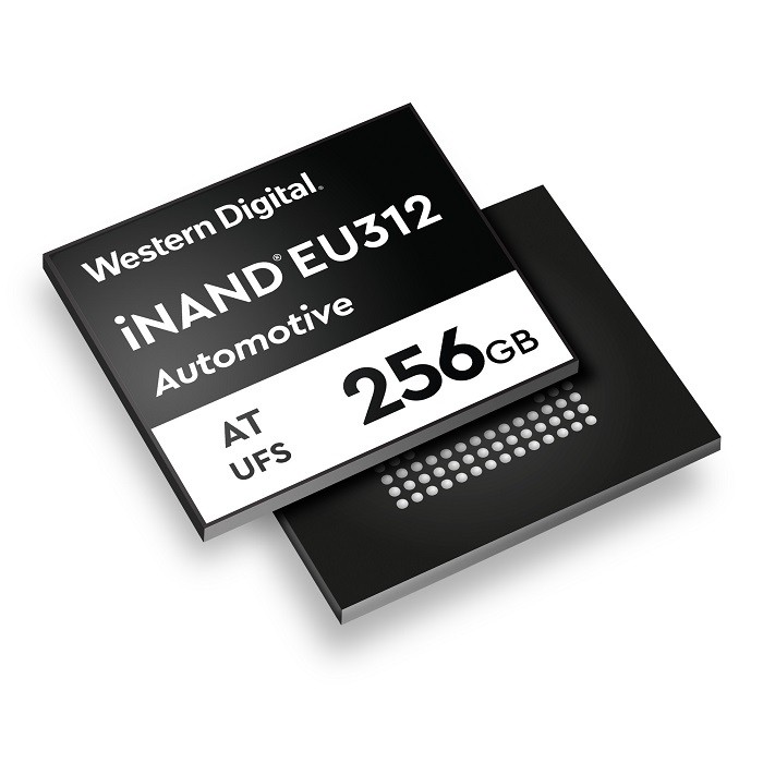 3D TLC 낸드(NAND) 기반 오토모티브용 UFS 임베디드 플래시 드라이브 ‘웨스턴디지털 iNAND AT EU312 EFD’