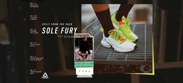 글로벌 피트니스 브랜드 ‘리복’이 스플릿 쿠셔닝 시스템을 적용해 혁신적이고 대담한 디자인을 구현한 라이프스타일 러닝화 ‘솔 퓨리(Sole Fury)’를 발매한다. 사진=리복 제공