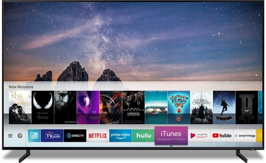 삼성전자가 6일 애플과 협력해 업계 최초로 스마트 TV에 아이튠즈 무비 & TV쇼와 에어플레이2를 동시 탑재한다. [사진=삼성전자]