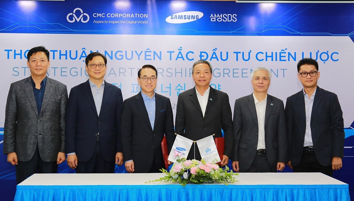 삼성SDS와는 베트남 IT서비스 기업 CMC의 전략적 투자 합의 체결식, 사진제공=삼성SDS 