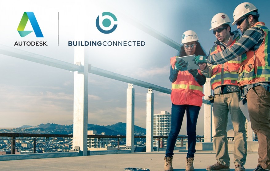 오토데스크 ‘빌딩커넥티드(BuildingConnected)’ 입찰 관리 솔루션과 ‘플랜그리드(PlanGrid)’ 기술을 통합 시스템, 이미지제공=오토데스크 