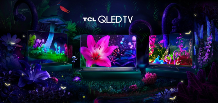 CES에서 선보인 TCL QLED TV, (왼쪽부터)C715, X915, C815 [사진=TCL]