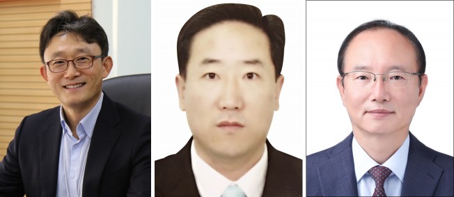 (왼쪽부터) 박윤영 KT 사장, 신현옥 부사장, 이철규 부사장 [사진=KT]