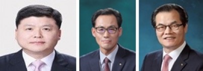 차기 우리은행 최종 면접후보 3인으로 선정된 권광석(왼쪽부터), 김정기, 이동연 숏리스트 대상자.