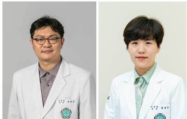 이대서울병원 송태진 교수(왼쪽)와 장윤경 교수