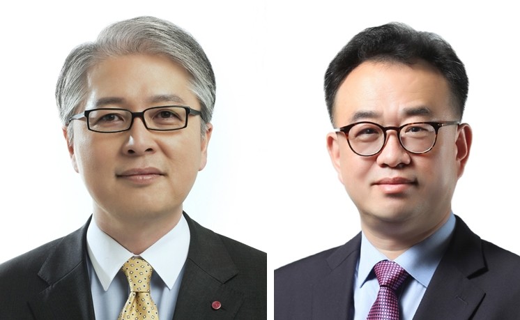 CEO 권봉석 사장(왼쪽), CFO 배두용 부사장 [사진=LG전자]