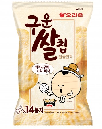 오리온 '구운쌀칩 달콤한맛' 출처=오리온