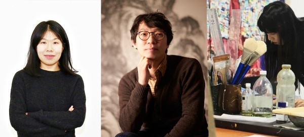 ‘종근당 예술지상 2020’작가로 선정된 김선영, 유승호, 최수련 작가(왼쪽부터) 