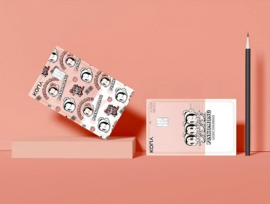 핑크 코코몽 카드 제품 이미지