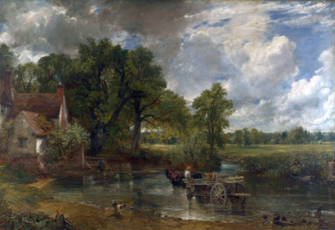 존 컨스터블, 「건초마차」, 1821, 런던 내셔널 갤러리