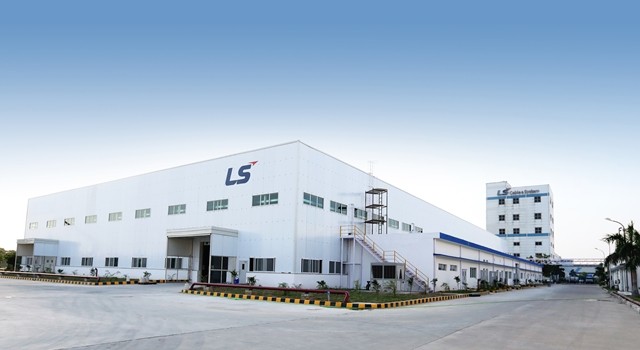 LS전선의 인도 LSCI 통신 2공장 전경. 최근 준공을 마치고 통신 하네스 케이블 등을 생산한다.
