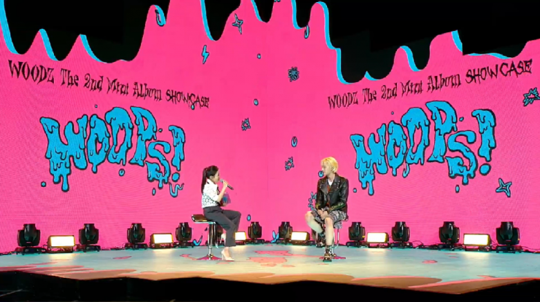 우즈(WOODZ, 조승연) 두 번째 미니앨범 ‘WOOPS!' 쇼케이스 / 제공 : 위에화엔터테인먼트