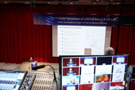라네즈 뷰티 앤 라이프 연구소 '레티놀 국제 학술 심포지엄' 현장 (사진제공=아모레퍼시픽)