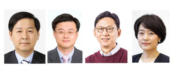 (왼쪽부터)구윤철 기재부장관 후보자, 김정관 산업부장관 후보자, 배경훈 과기정통부장관 후보자, 한성숙 중기부장관 후보자.