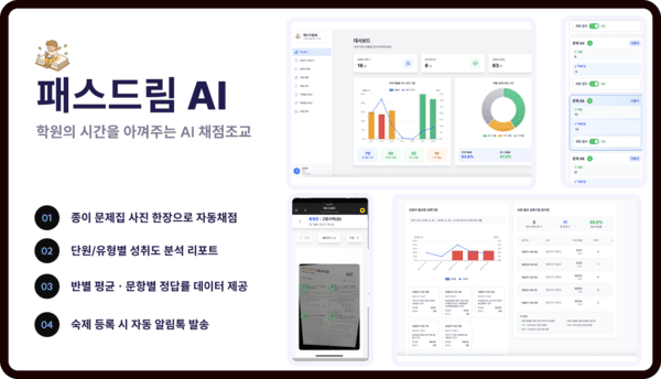 패스드림AI "학습 진단 리포트, 학부모·교사 만족도 95%" - 뉴스 썸네일 이미지