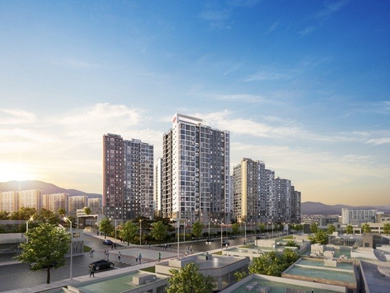 광구광역시 남구 월산동 소재 ‘더 퍼스트 데시앙' 조감도(이미지 제공=더 퍼스트 데시앙).