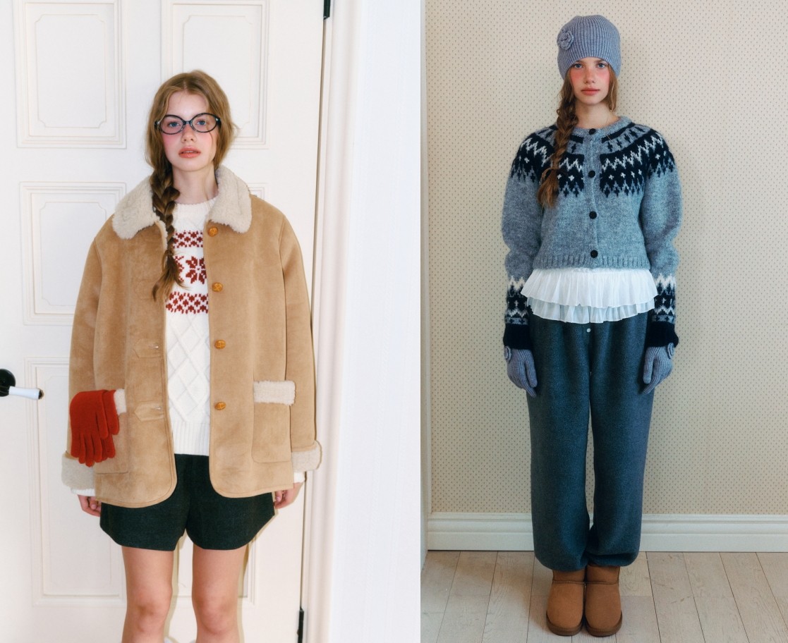 이랜드 로엠 ‘소프트 윈터 로맨스' 캡슐 컬렉션 화보