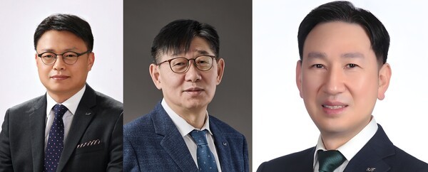 (왼쪽부터)안길영 LS일렉트릭 생산R&BD 총괄 부사장, 채대석 LS 일렉트릭 사업총괄 COO 겸 대표이사 부사장, 조의제 LS ITC 대표이사 CEO 부사장.