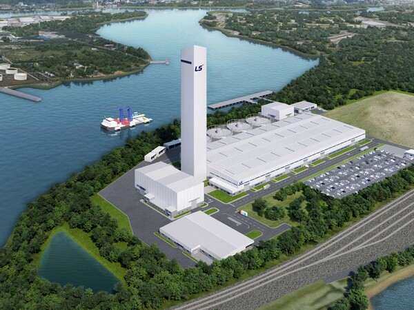 LS전선이 미국 버지니아주에 건설한 해저케이블 공장 조감도.