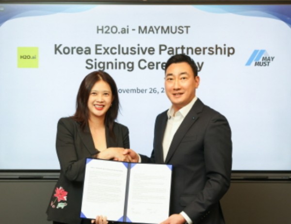 메이머스트, 글로벌 AI 기업 H2O.ai와 독점 파트너십 체결 - 뉴스 썸네일 이미지
